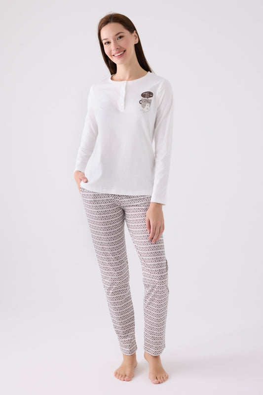 Coffee Time Pajama Set