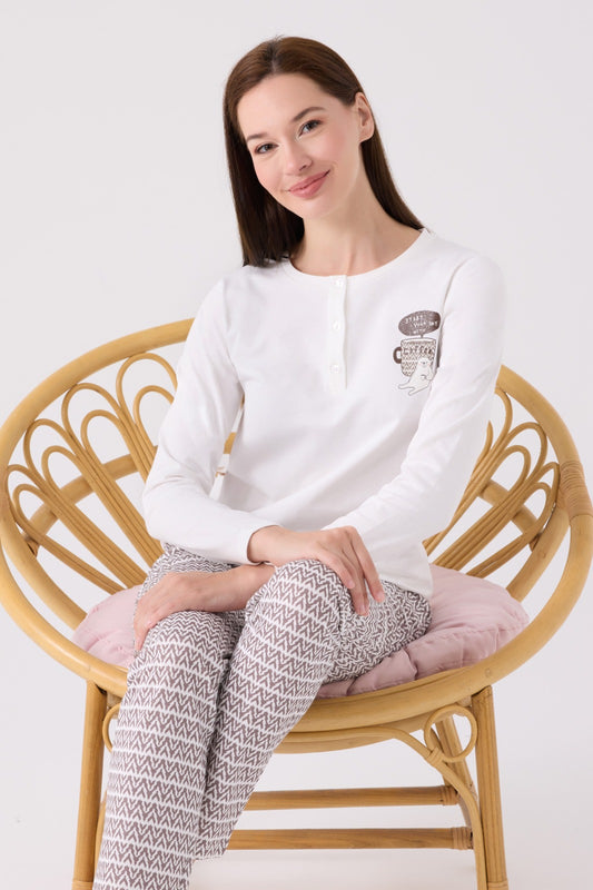 Coffee Time Pajama Set